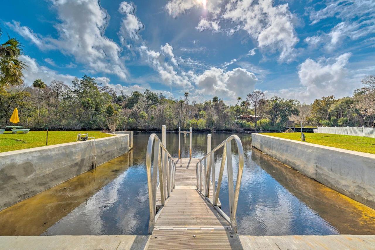 Withlacoochee River House With Dock And Kayaks! Yankeetown Exterior foto